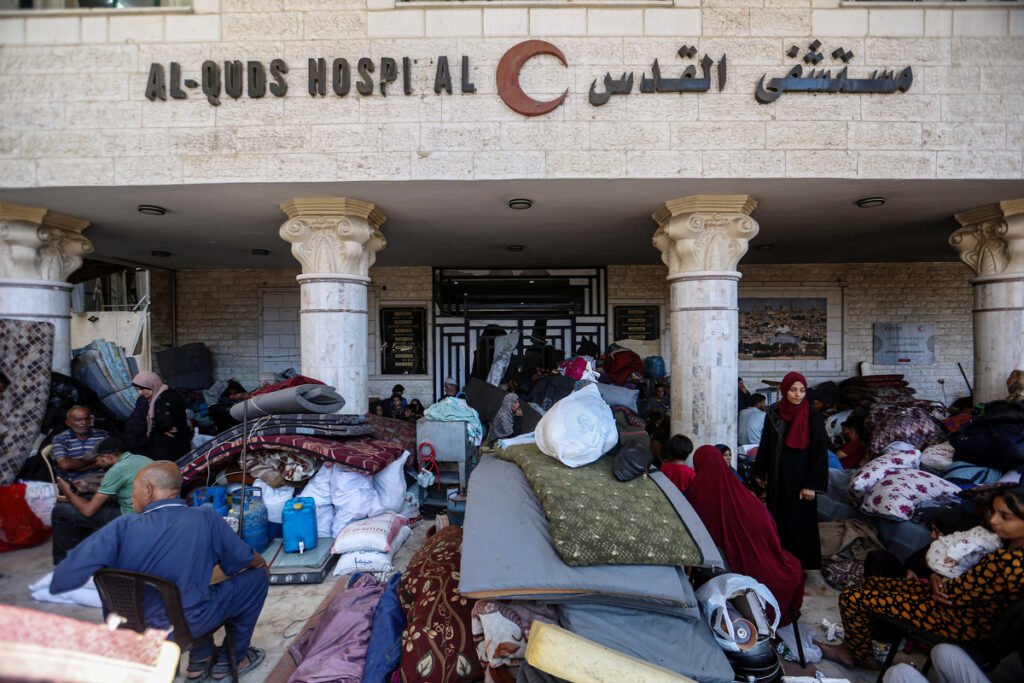 Red Crescent: Israel disables oxygen station at Gaza’s Al-Quds Hospital