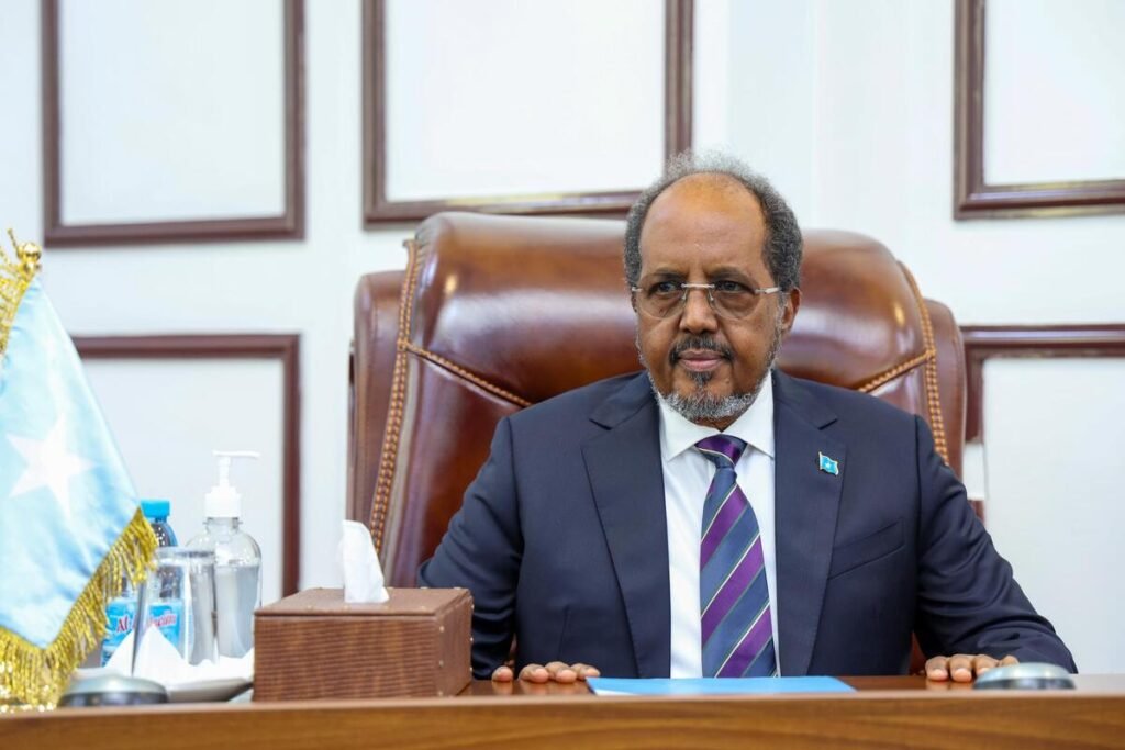 Somali president rejects displacement of Palestinians from Gaza