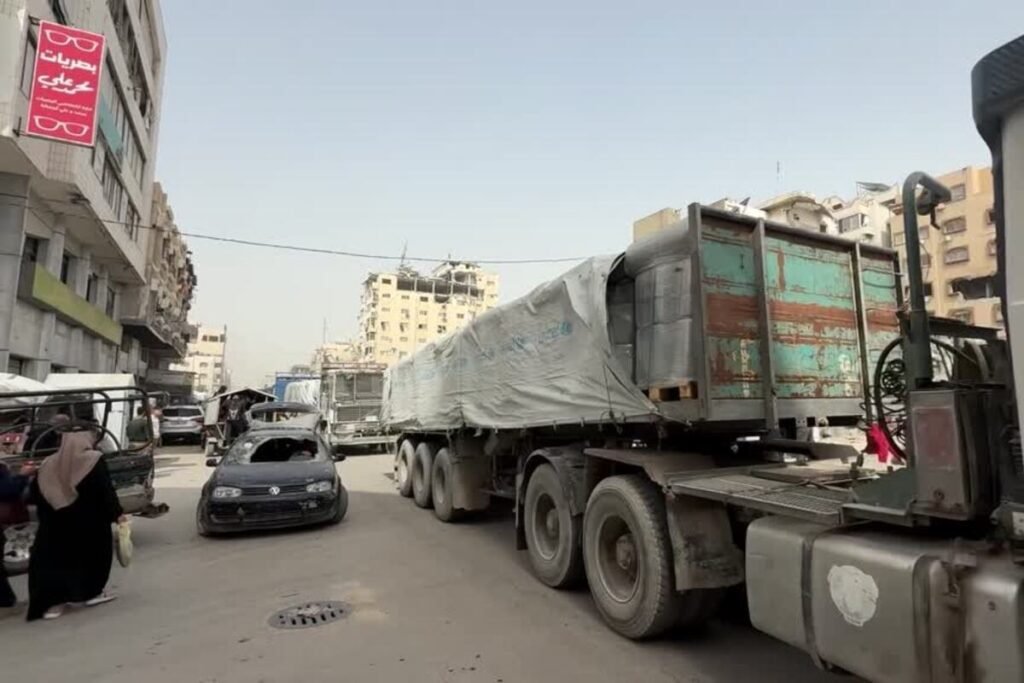 Limited humanitarian aid enters Gaza via Zikim Border Crossing