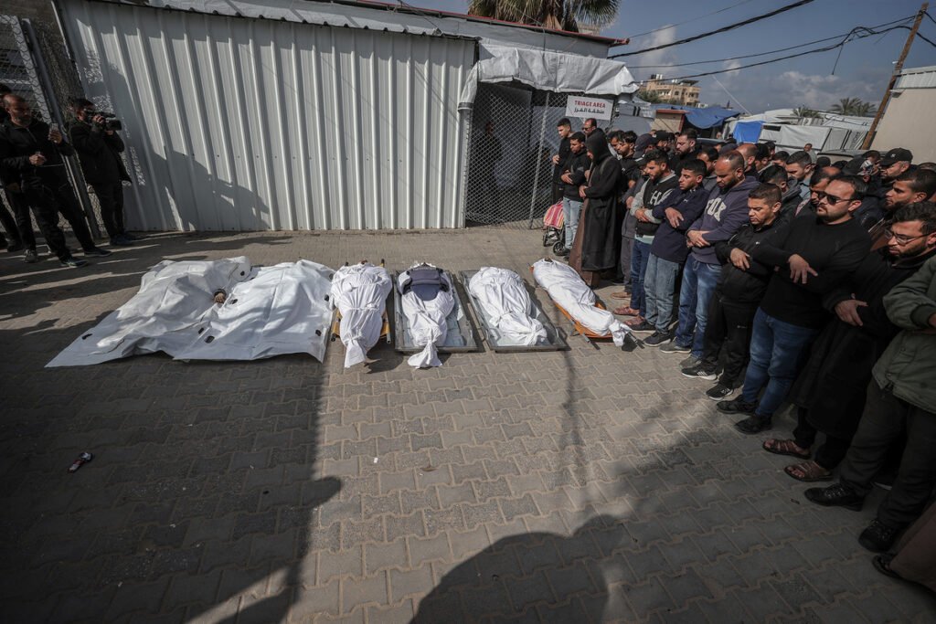 Israel kills 6 in fresh airstrike on central Gaza refugee camp