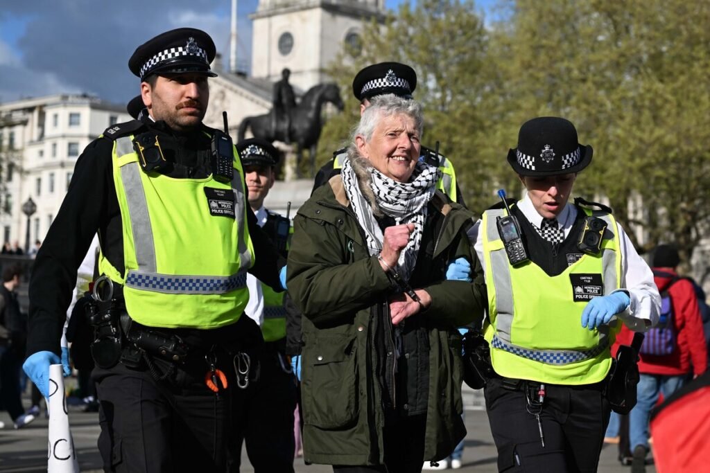 London police arrest 92 at Palestine Action support rally