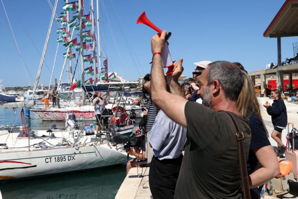 Global Sumud flotilla sets sail from Sicily to break Gaza blockade