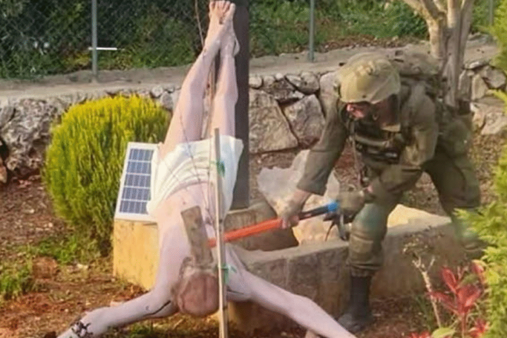 UN says destruction of Jesus statue by Israeli soldier in Lebanon ‘shocking’