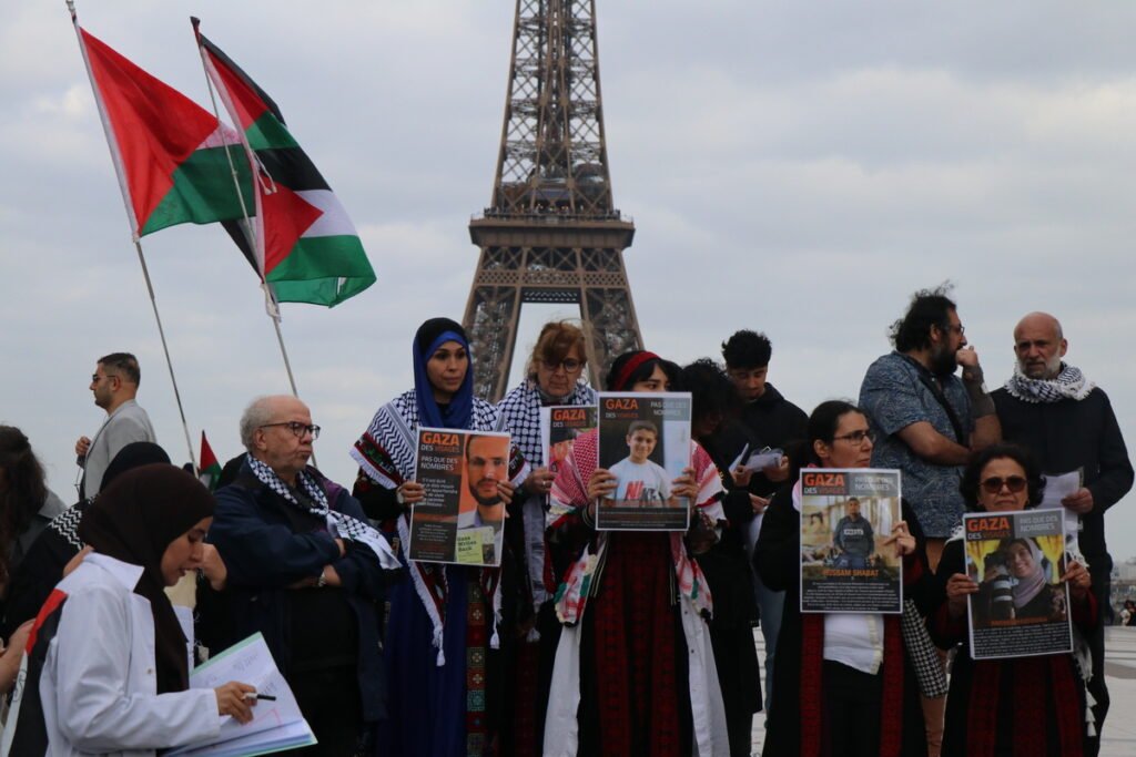 6 detained after Palestinian flag unfurled on Eiffel Tower during Nakba anniversary protest