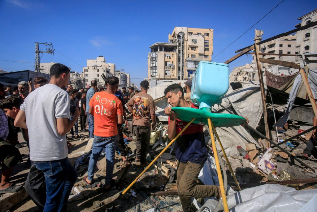 2 Palestinians killed, 7 injured in Israeli strike on Gaza displacement tents