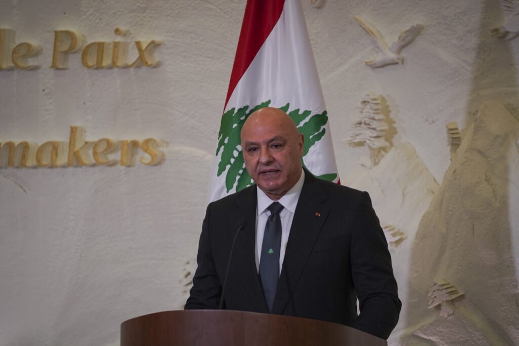 Lebanese president calls for extending mandate of UN peacekeeping forces in south