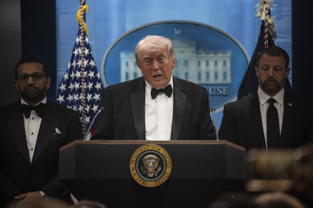 Trump says millions of barrels of oil flowing through Strait of Hormuz