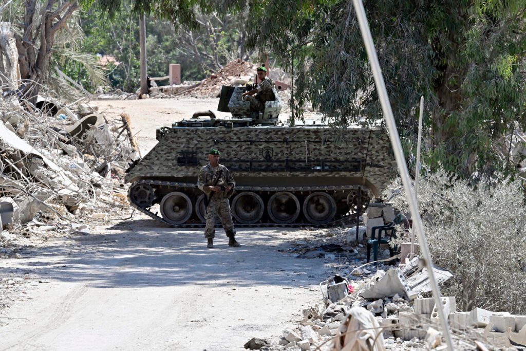 5 Lebanese soldiers injured in Israeli attack in south, military says