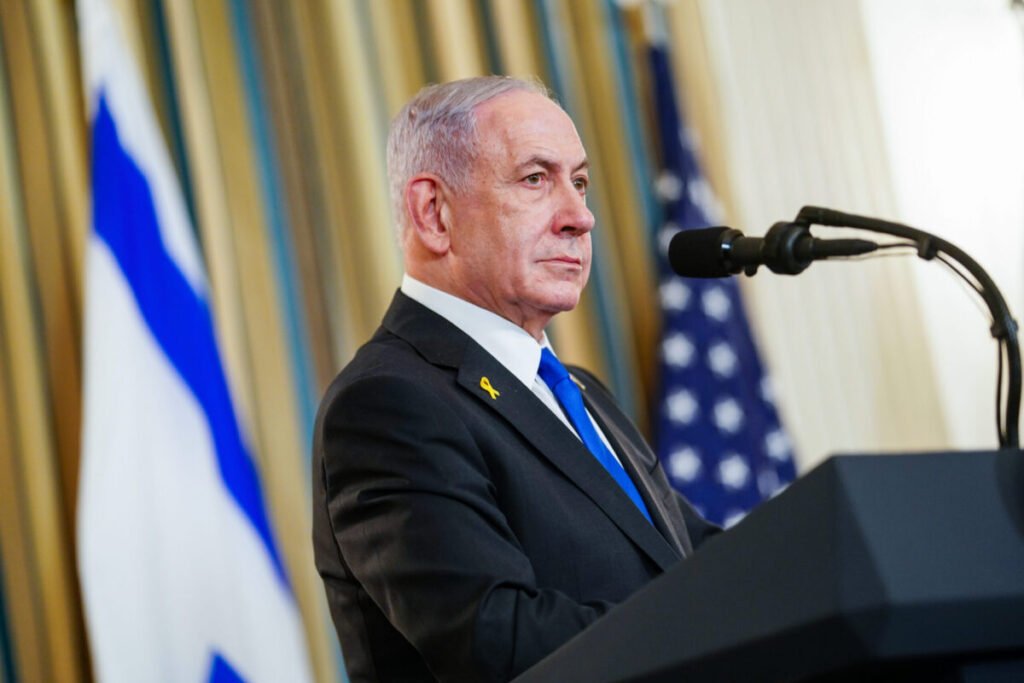 Netanyahu vows to block Palestinian state as polls put his bloc short of majority