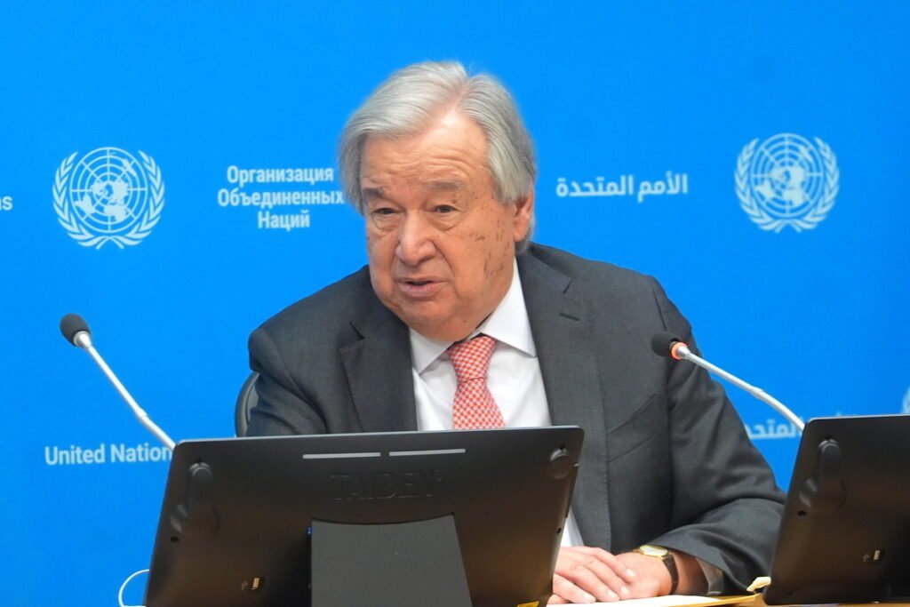 Guterres urges end to Israeli strikes in Gaza, occupier violence in West Bank