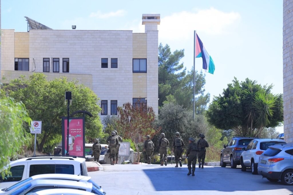 Israeli army raids university campus in occupied West Bank