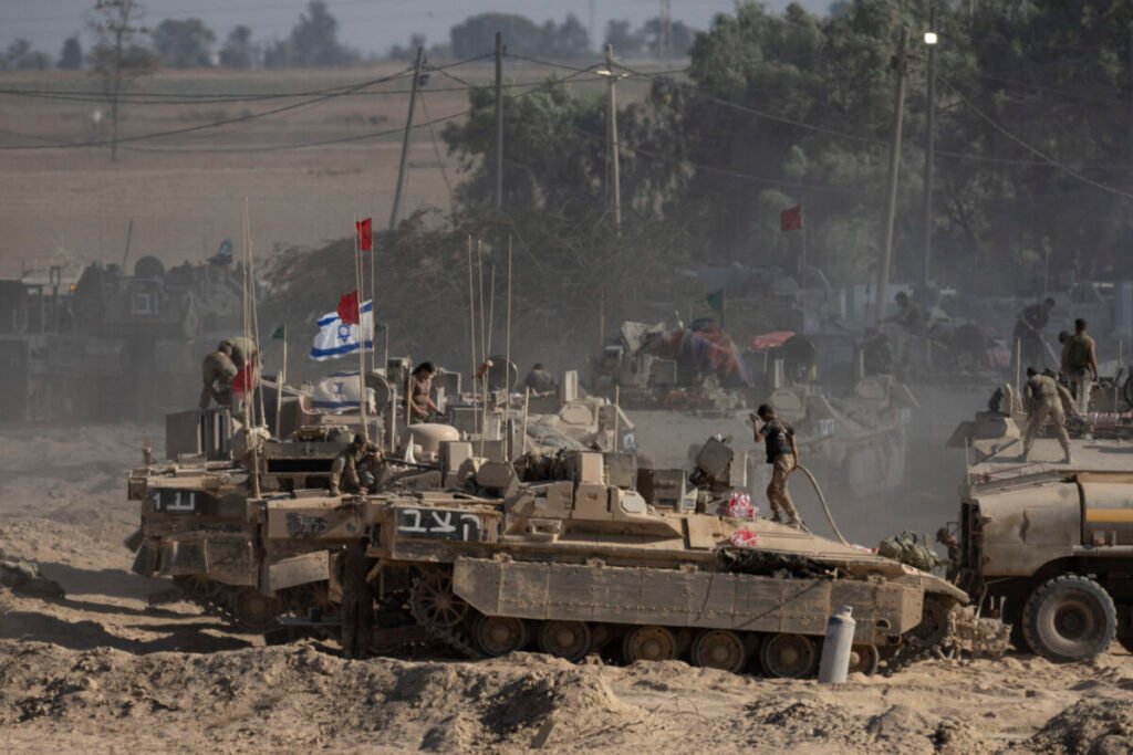 Israeli drone blast kills two soldiers in Gaza, wounds others