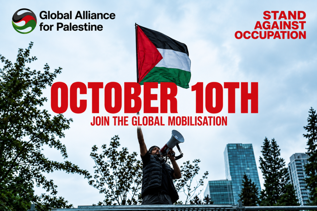 Over 200 organisations across more than 60 countries unite in Global Mobilisation for Palestine on 10 October